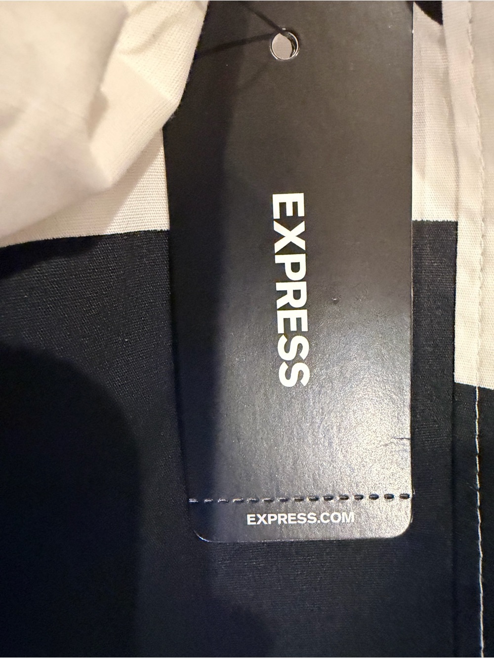 Express Black & White Sleeveless Maxi Dress - Picture 8 of 13